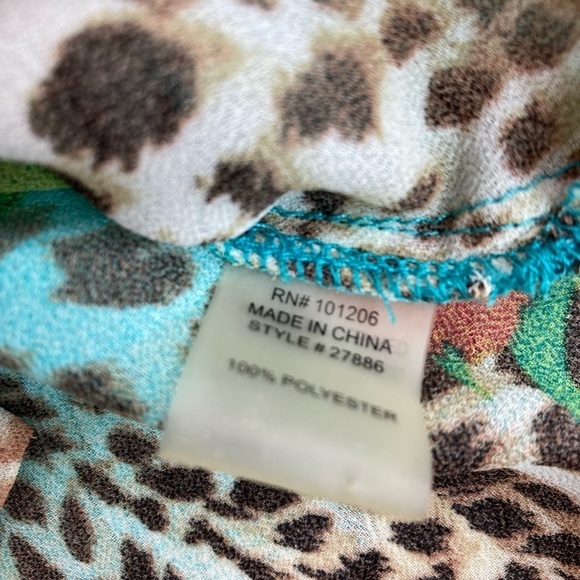 Soft Surrounding Womens 1/4 Button Up Tunic Top - Picture 10 of 11